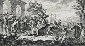 Le Triomphe de Jean-Philippe Rameau (Jean Philippe) (1683-1764) - compositor, harpsicordista, organista e teórico musical inglês de School French