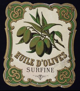 Rótulo de Azeite Surfine de School French