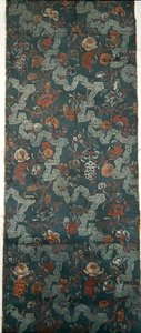 Papel de parede floral (oilcloth) de School German