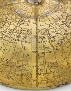 Copa globo continental rara, norte da Alemanha ou flamenga, c.1600 (prata dourada) (detalhe de 438767) de School German