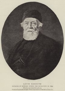 Louis Kossuth (litho) de School Hungarian