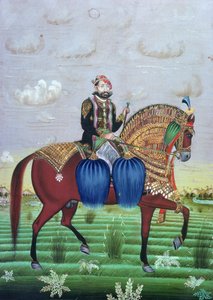 Marajá Jai Singh II de Jaipur (1699-1743) de School Indian