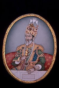 Retrato de Shah Jahan de School Indian