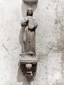 Estátua de Ovídio (43BC-AD17) de School Italian