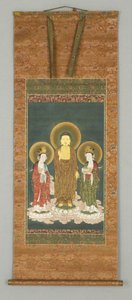 Buda e dois Bosatsu de Japanese School