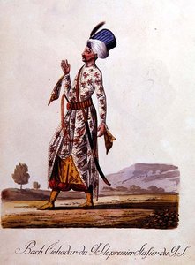 Sultão, do álbum de trajes turcos, finais do século XVIII