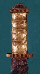 Merovingian punho de espada. Saint Germain en Laye.