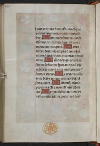Reis 9, f.232v, Livro de Horas, Uso de Sarum ("Livro de Horas de Ana Bolena") (velino) de School Netherlandish
