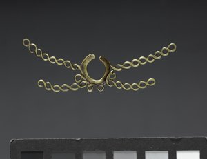Ornamento de nariz, Chavín de Huantar c.500-200 aC (ouro)