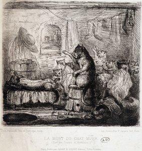 A Morte do Gato Murr (dos contos de Hoffmann) - Desenho, Portugal