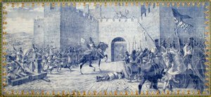 A Lenda de Gil Paes (século XIV), Capitão General de Torres Nova (Portugal) - Durante a invasão dos castelhanos em 1372, o filho de Gil Paes é capturado pelos espanhóis e morto às portas do castelo de cerco, em frente à recusa de rendição.