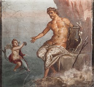 Polifemo e Galateia, Herculano de School Roman