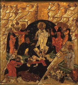 Anastasia (a descida de Cristo ao inferno), ícone russo, final do século XVII