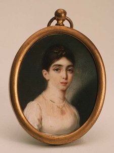 Retrato de Darya Mikhailovna Opochinina (1788-1854) de School Russian