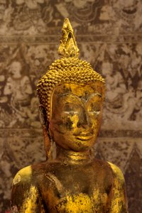 Imagem de Buda ao estilo Ayutthaya (bronze dourado)
