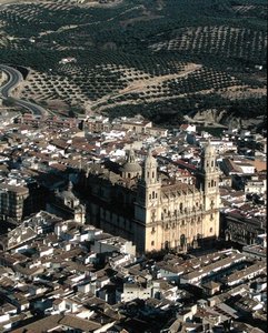 Vista aérea da Catedral de Jaén (foto) de School Spanish