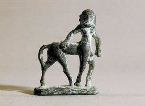 Arte ibérica: escultura de um centauro do século VI-4 a.C. (bronze)