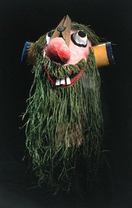 Máscara de Carnaval, Deus do Reno (papier mache) de School Swiss