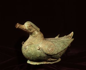 Recipiente de água em forma de pato, estilo Lanna