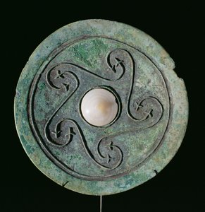 Mirror, Cultura Dongson c.200 BC-200 AD, Vietnã (bronze)