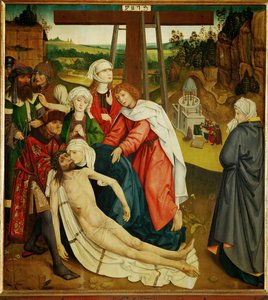 Deploração ... (pintura sobre madeira) de Schottenaltar Master