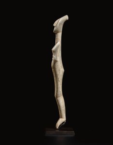 Figura feminina reclinada das Cíclades, nome do Mestre de Schuster, Início das Cíclades II, c.2400 aC de Schuster Master