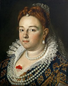 Retrato de Bianca Cappello 1548-1587, Grã-duquesa da Toscana, 1585-1586