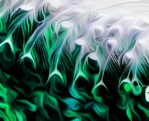 Abstrato Verde de Scott J. Davis