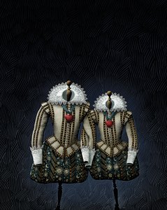 Twelfth Night, 2009 (scratchboard, colorido digitalmente) de Scott McKowen