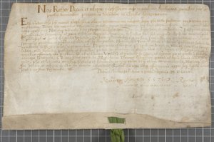 Diploma emitido pela Universidade a Thomas James de Scottish School