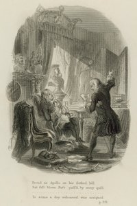 Cena da Epístola ao Doutor Arbuthnot, de Alexander Pope (gravura) de Scottish School