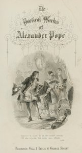 Cena da Violação da Eclusa, de Alexander Pope (gravura) de Scottish School