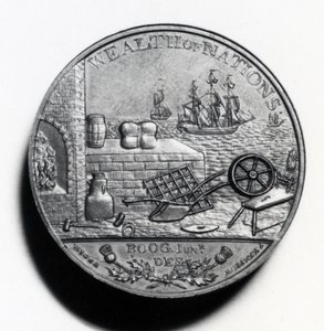 Scottish Penny comemorando Adam Smith (reverso), 1797 (cobre) (para anverso ver XJF448269)