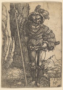 A Lansquenet, 1520. de Sebald Beham