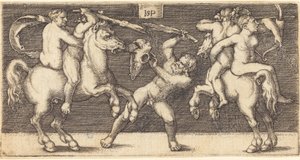 Batalha de três homens de Sebald Beham