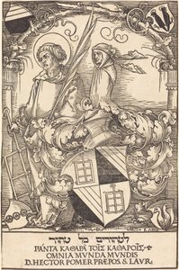 Brasão de armas de Hector Pomer de Sebald Beham