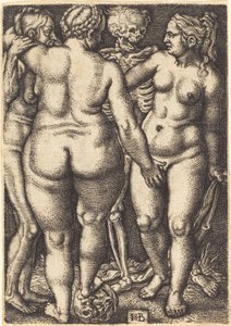 Morte e três mulheres nuas