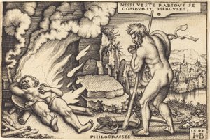 Morte de Hércules de Sebald Beham