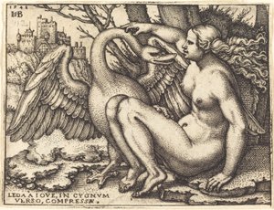 Leda e o Cisne de Sebald Beham