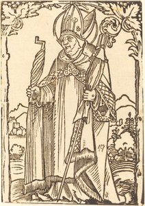 São Erasmo como Bispo de Sebald Beham