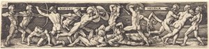The Rape of Helena de Sebald Beham