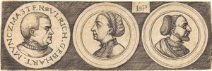 Três Medalhas com Retratos de Sebald Beham