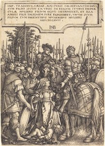 Justiça de Trajano de Sebald Beham