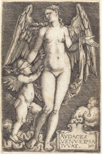 Vênus e Cupido de Sebald Beham