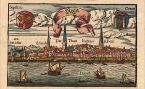 Riga da Cosmographia, ca 1568