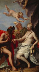 Bacchus e Ariadne (óleo sobre tela) de Sebastiano Ricci