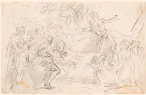 Cena Bíblica [verso] de Sebastiano Ricci