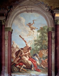 Heracles e o Centauro Nessos - Fresco