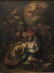 Minerva (óleo sobre tela) de Sebastiano Ricci
