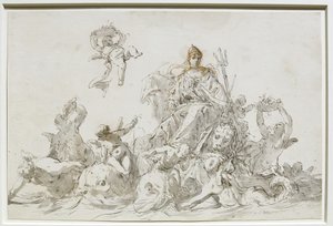 Triunfo de Veneza de Sebastiano Ricci